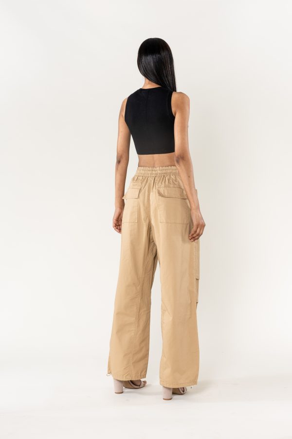 Wholesale Wide Leg Pants Straight Sand