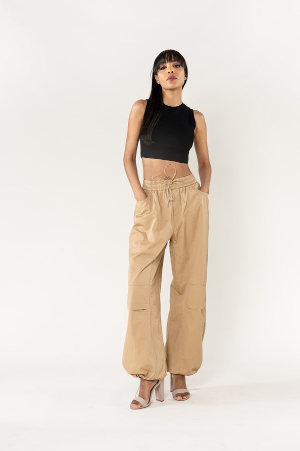 Wholesale Wide Leg Pants Straight Sand