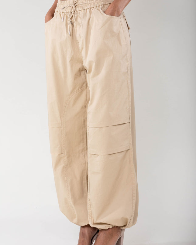 Wholesale Wide Leg Pants Straight Beige