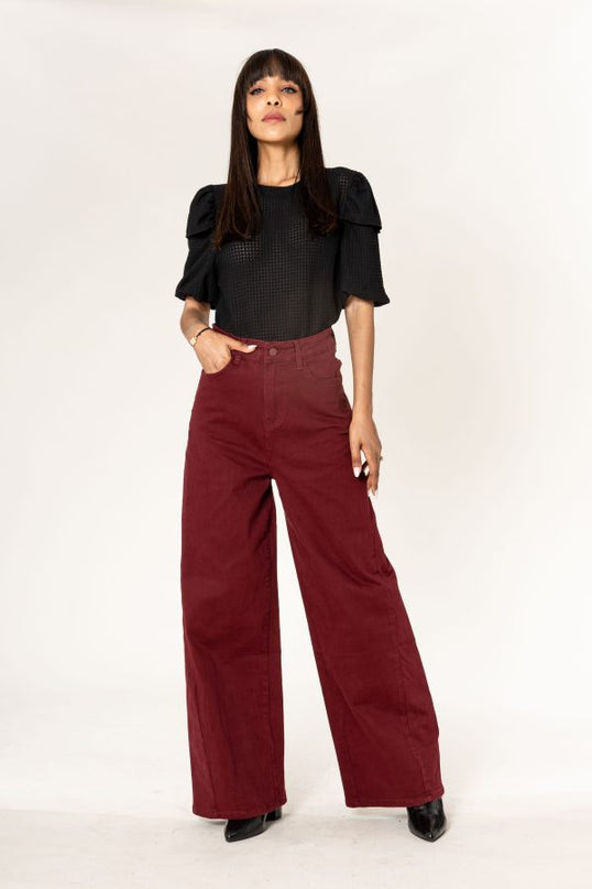 Jean Wide Couture Laterale