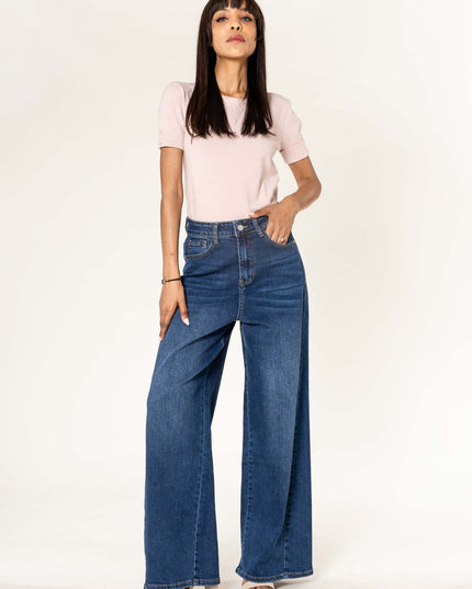 Jean Wide Couture Laterale