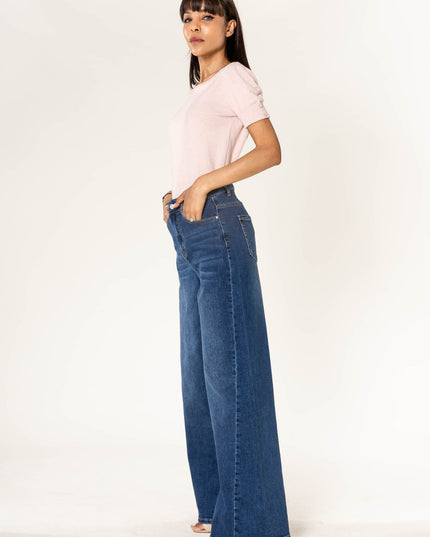 Jean Wide Couture Laterale