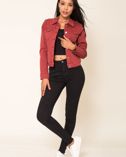 Wholesale Brick Jeans Jacket