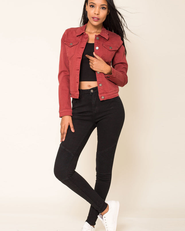 Wholesale Brick Jeans Jacket