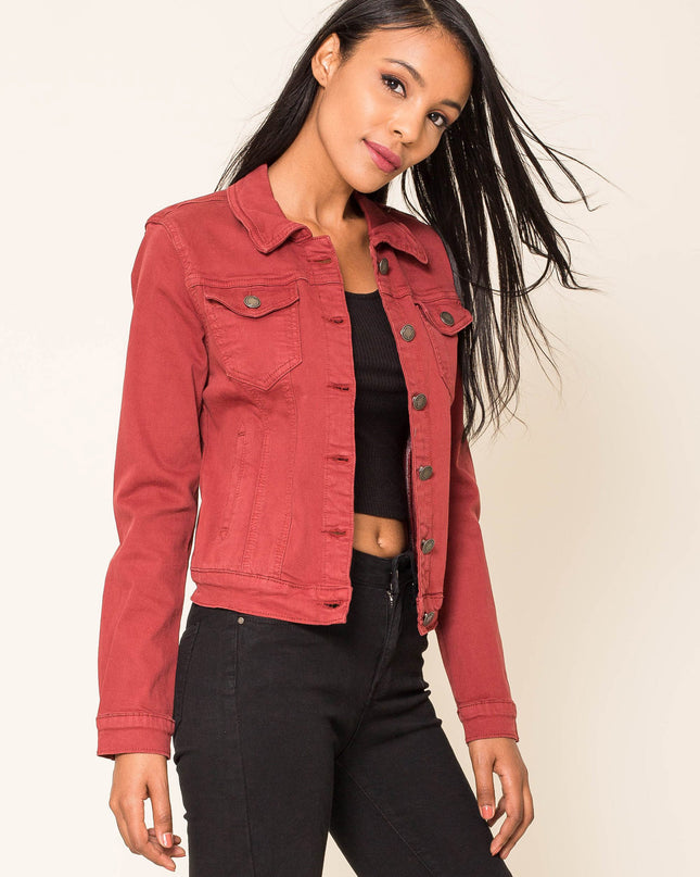 Wholesale Brick Jeans Jacket