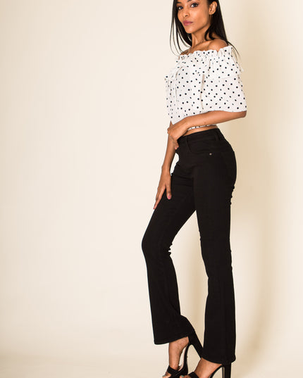 Wholesale Black Flare Jeans
