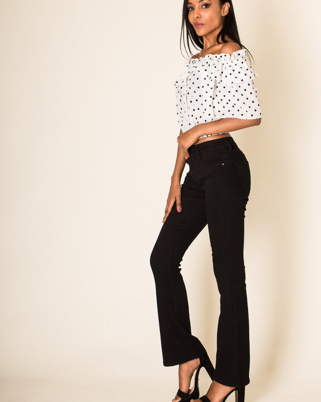 Wholesale Black Flare Jeans