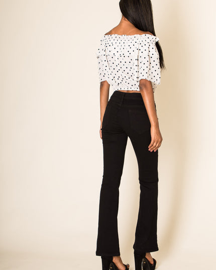 Wholesale Black Flare Jeans