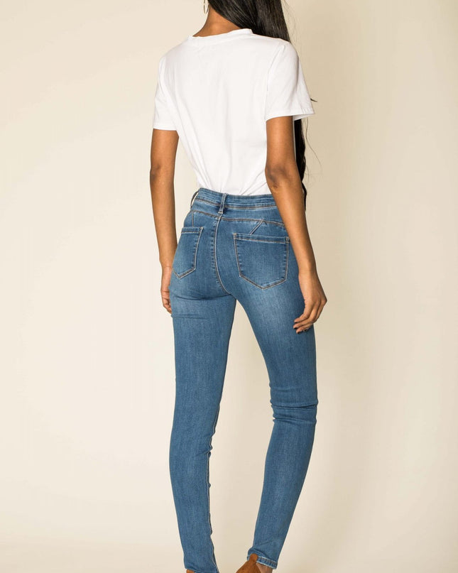 Wholesale 1 Button High Waist Jeans - New Pack