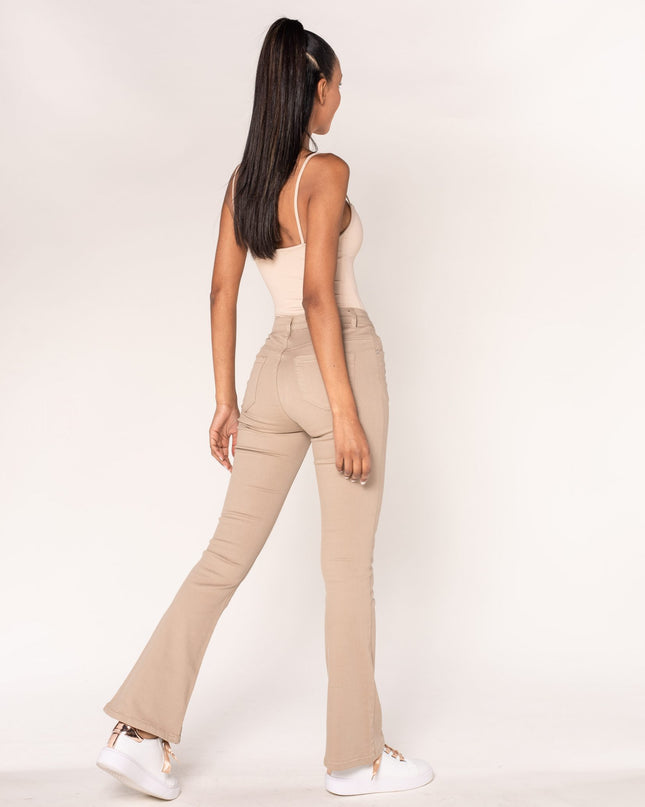 Wholesale Beige Flared Trousers