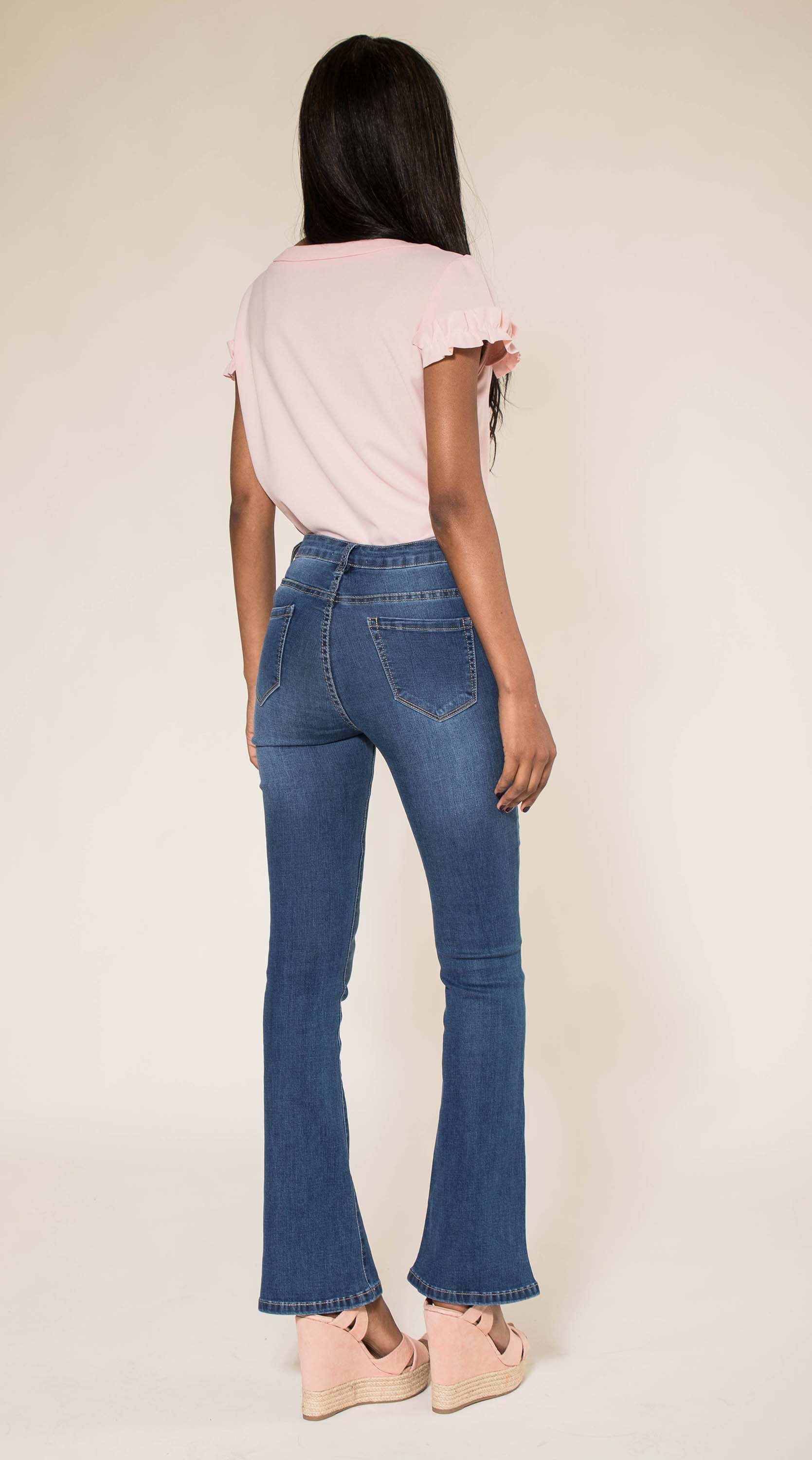Wholesale Raw Blue Flared Trousers New Pack G Look Fashion Ltd. trading as Jeans Gems Wholesale