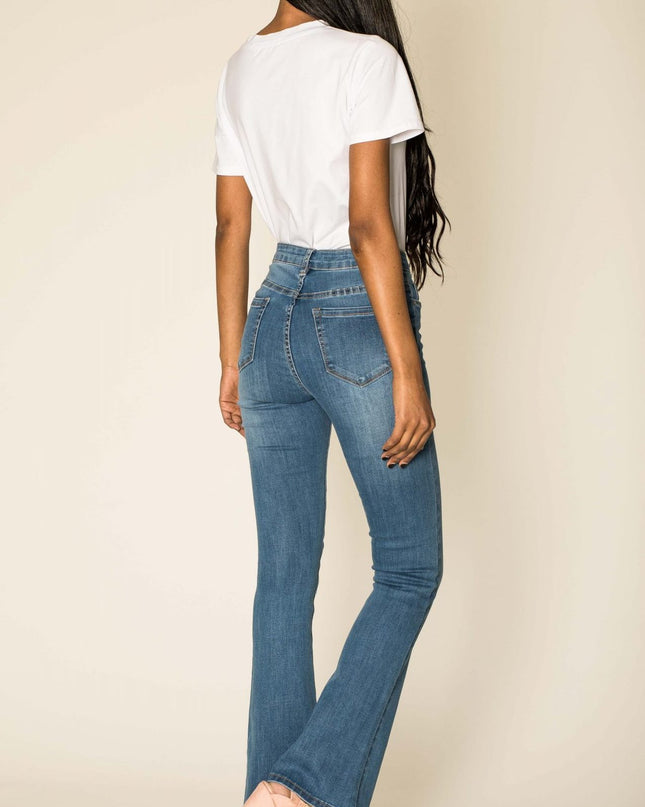 Wholesale Blue Flared Trousers