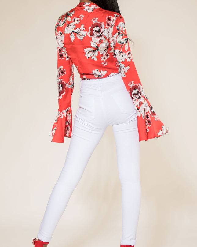 Wholesale White 5 Button Trousers
