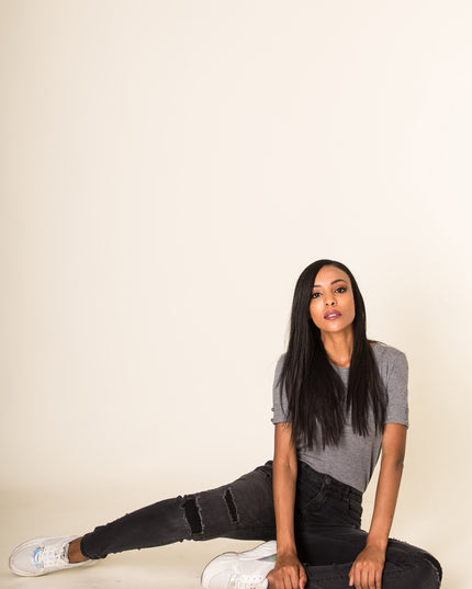 Wholesale Grey Ripped Jeans