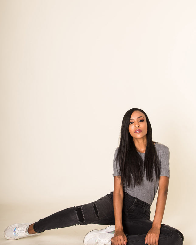 Wholesale Grey Ripped Jeans