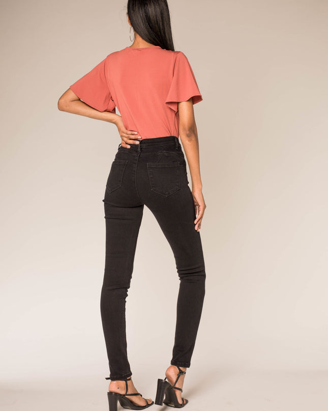 Wholesale Black Push Up Jeans