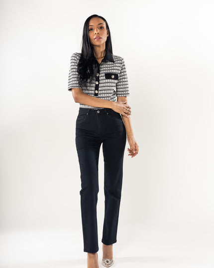 Wholesale Black Regular Jeans