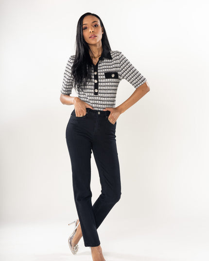 Wholesale Black Regular Jeans