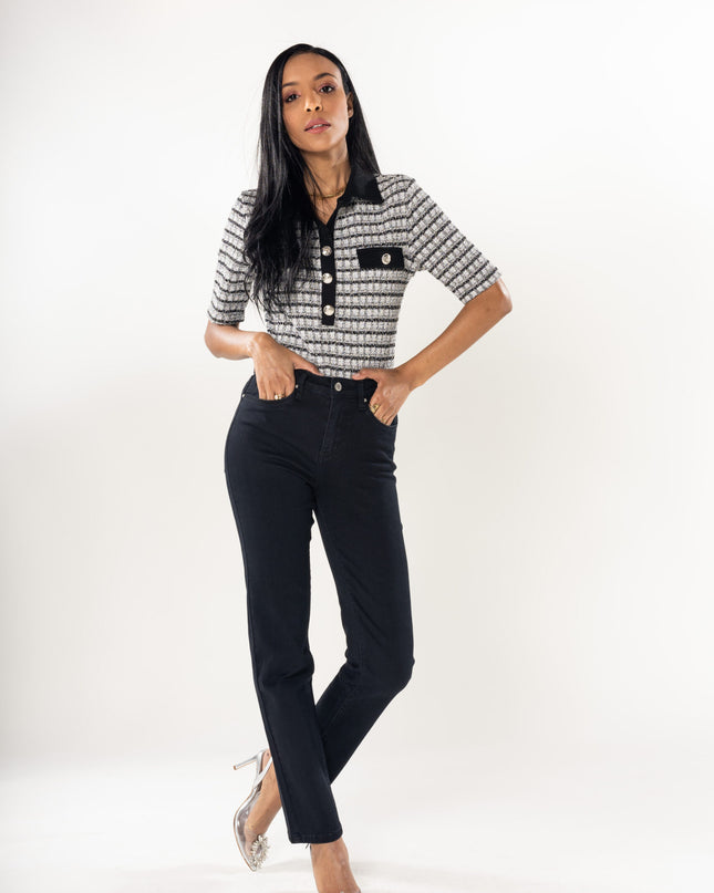 Wholesale Black Regular Jeans