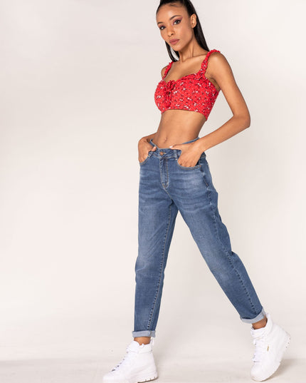 Wholesale Jean High Waist Boyfriend Jeans