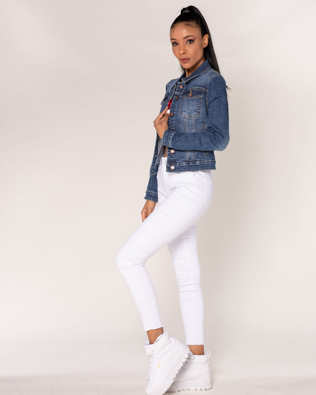 Wholesale Dark Blue Jeans Jacket