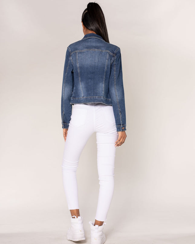 Wholesale Dark Blue Jeans Jacket