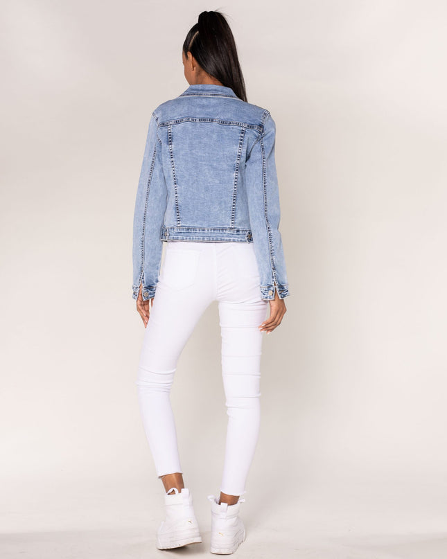 Wholesale Sky Blue Jeans Jacket
