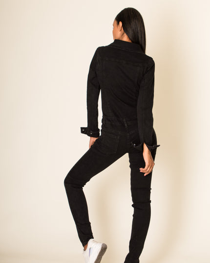 Wholesale Black Jeans Jumpsuit