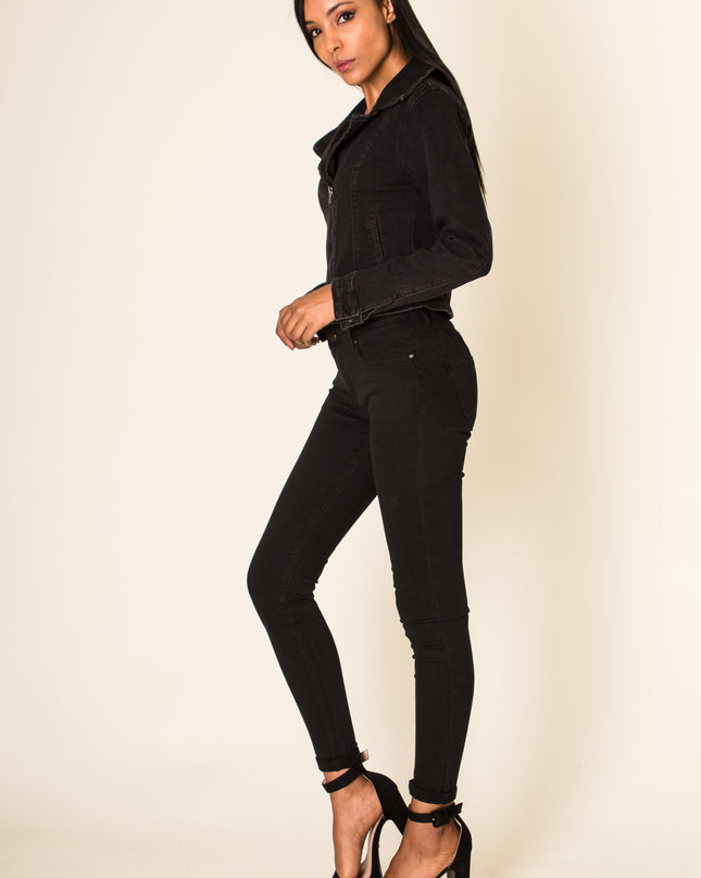 Wholesale Black Jeans Jacket