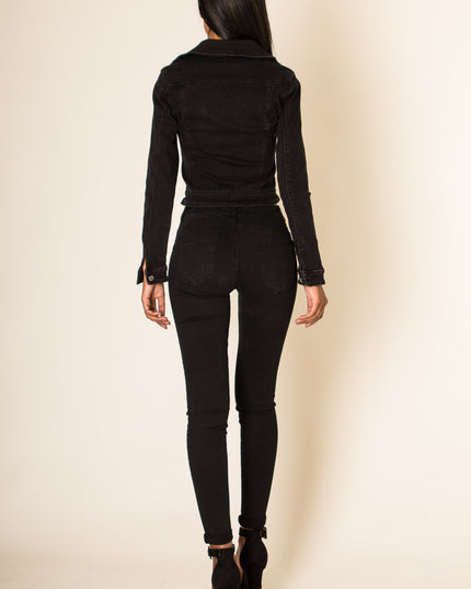 Wholesale Black Jeans Jacket